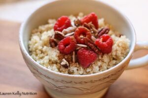 Quinoa Rice Breakfast (Gluten Free, Dairy Free)