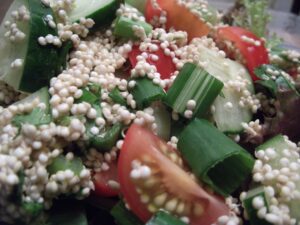 Really Fresh Raw Quinoa Salad (Raw, Vegan, Gluten Free)