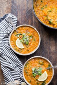 Red Lentil Soup (Gluten, Dairy Free)