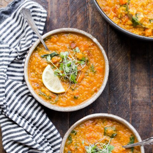 Red Lentil Soup (Gluten, Dairy Free)