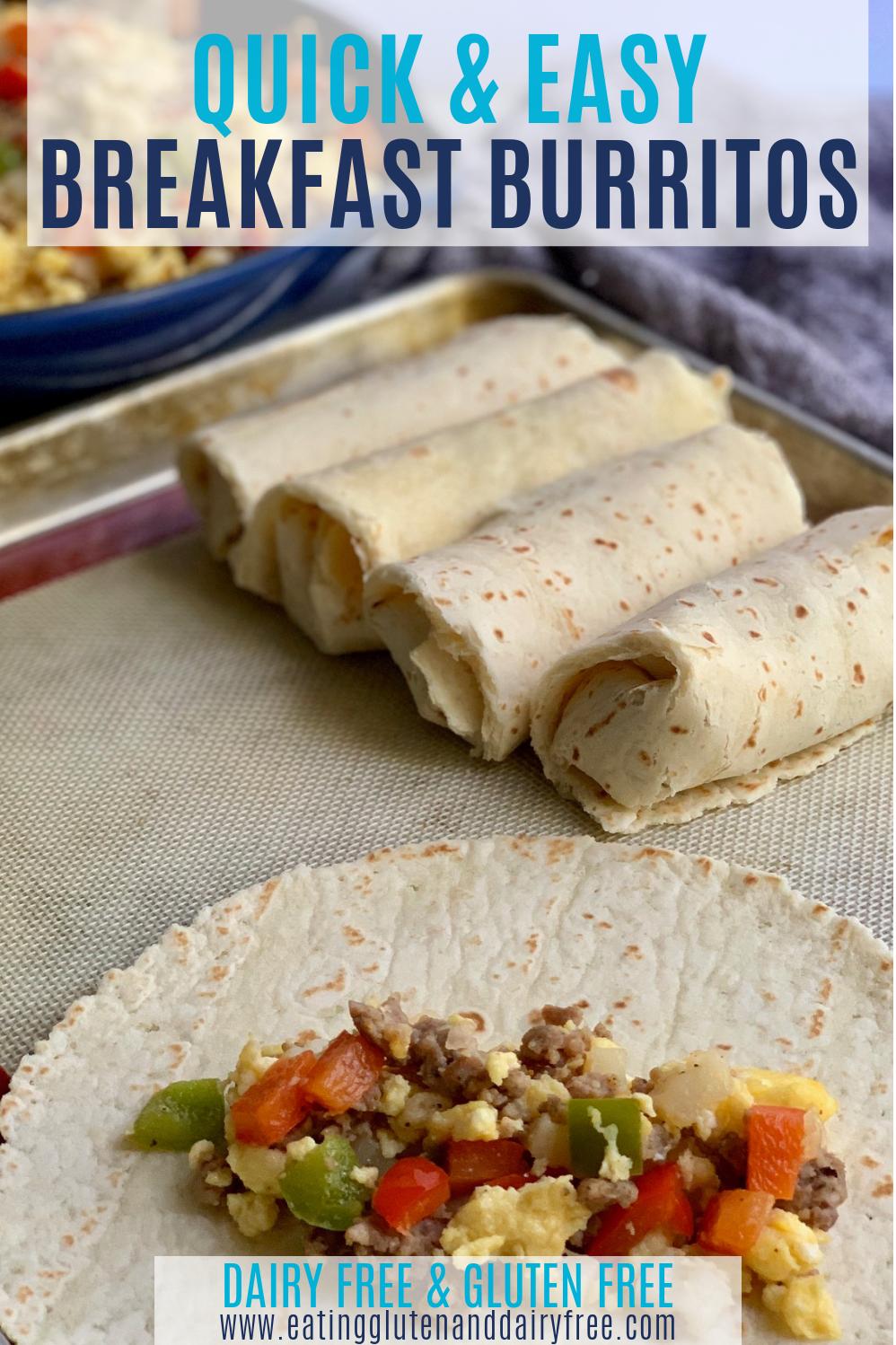  Rise and shine with this delicious Dairy-Free Breakfast Burrito!