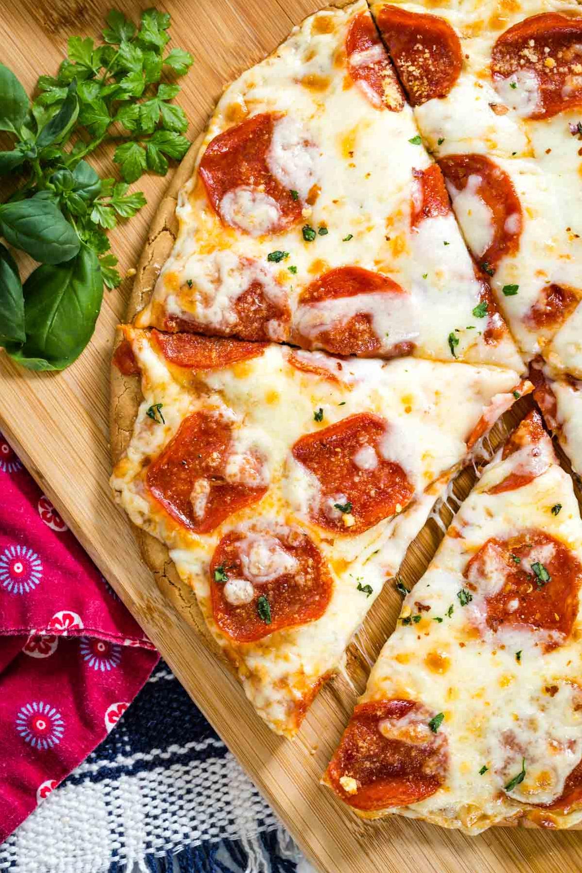  Satisfy your pizza cravings with this gluten-free twist on a classic favorite.