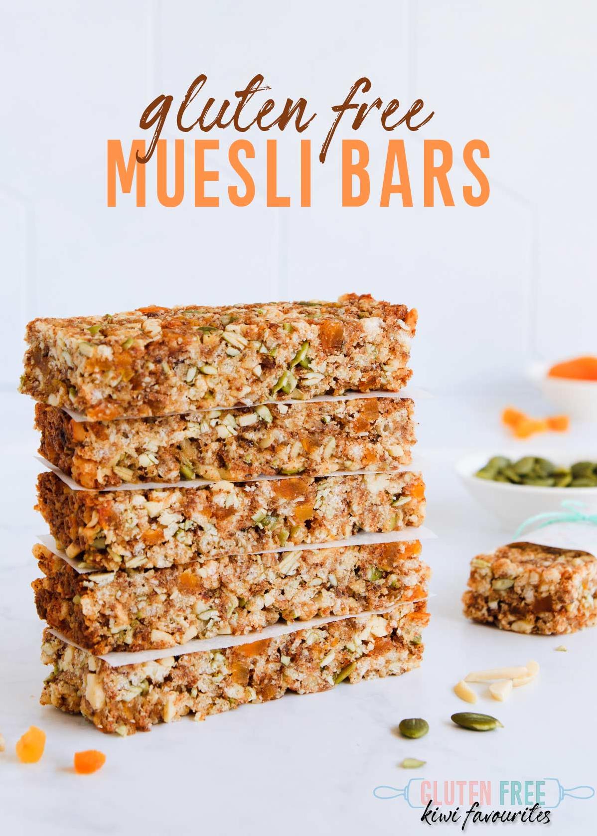  Satisfy your snack cravings with these delicious gluten-free Muesli Bars.