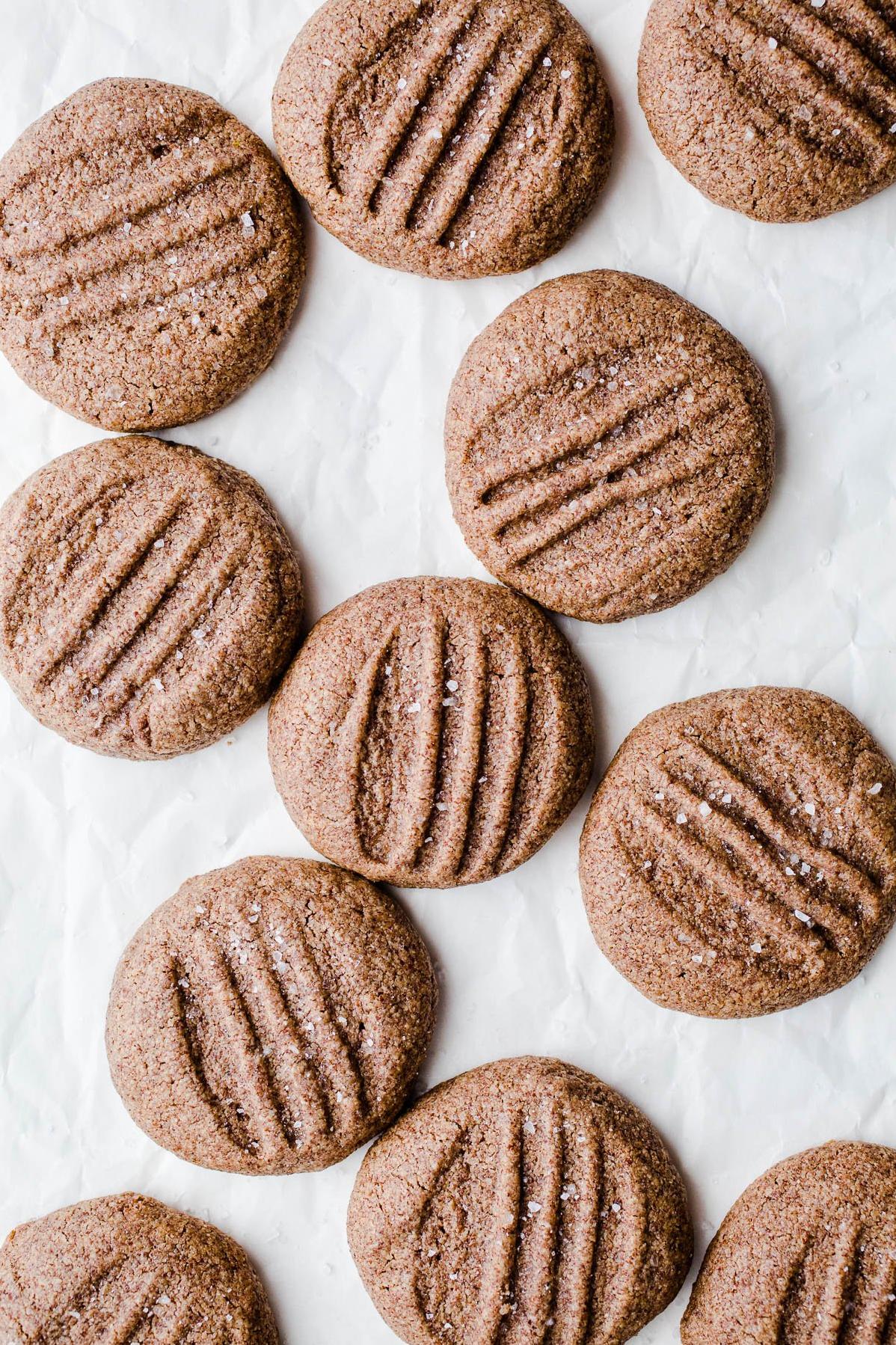  Satisfy your sweet tooth with a batch of these soft, chewy cookies made with almond butter.