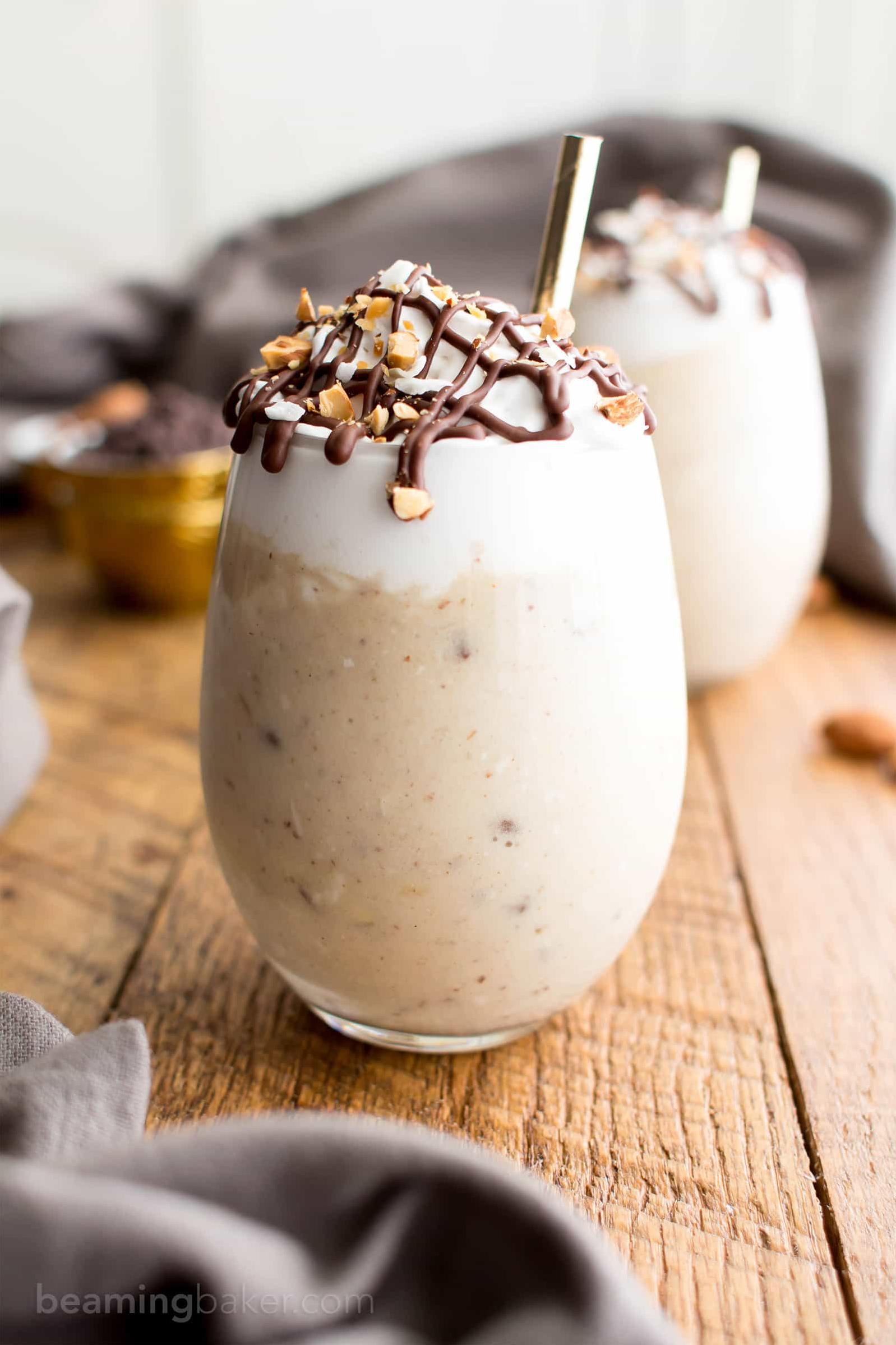  Satisfy your sweet tooth with this creamy almond shake.