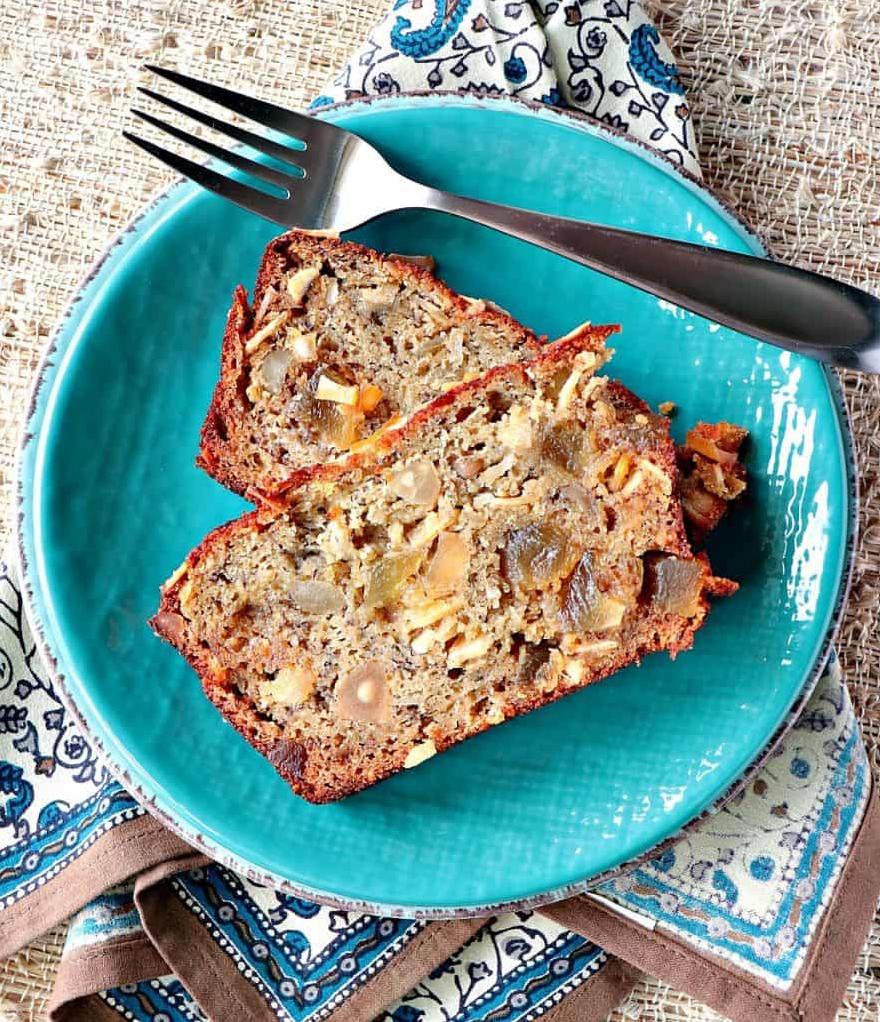  Say aloha to banana bread that's bursting with coconut and pineapple.