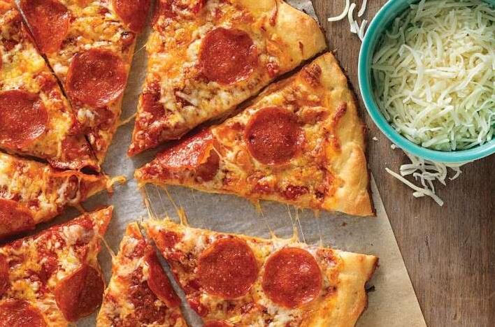  Say goodbye to bland gluten-free crust with this recipe.