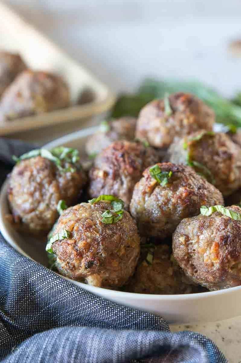  Say goodbye to boring, flavorless meat with these gluten-free meatballs.