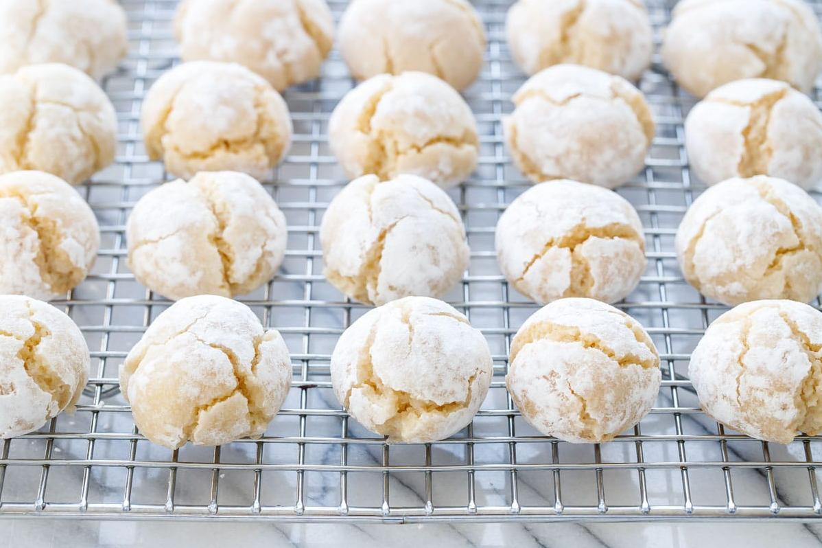  Say goodbye to boring snacks and hello to these heavenly gluten-free amaretti cookies.
