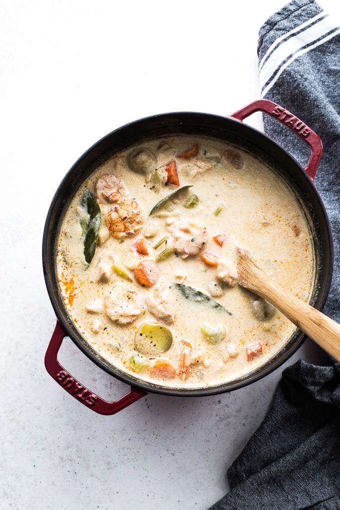  Say goodbye to dairy and hello to this delicious and healthy Fish Chowder!