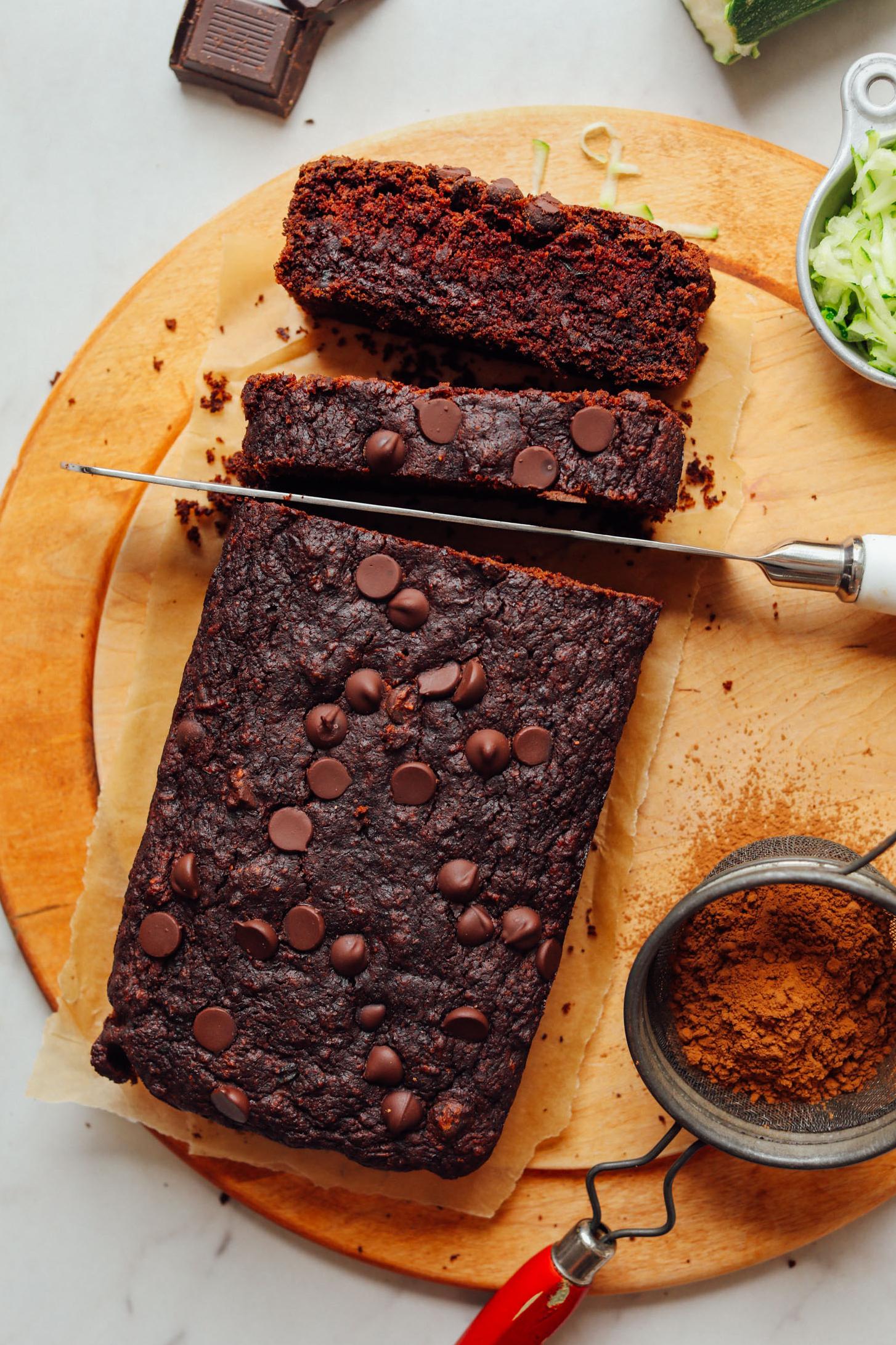  Say hello to a chocolatey slice of heaven and goodbye to dairy and gluten.
