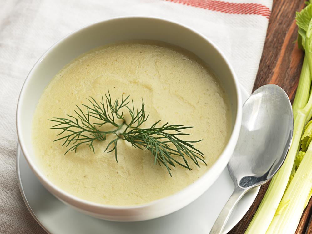  Say yes to a healthy and delicious meal with this soup.
