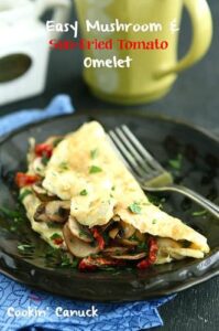 Scd Gluten Free Zucchini, Sun Dried Tomato & Almond Omelet