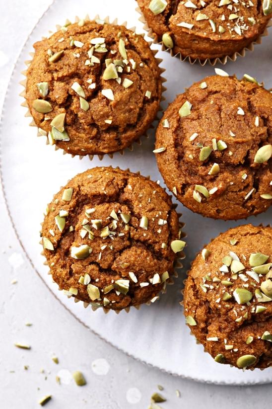  Skip the dairy and gluten but not the taste with these pumpkin muffins