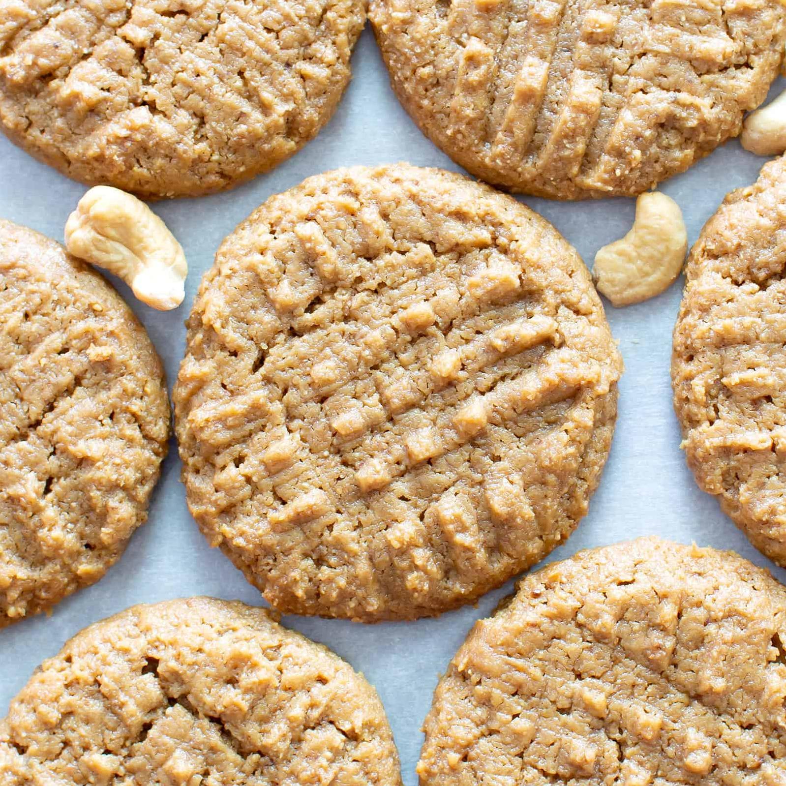  Soft and chewy gluten-free cashew cookies