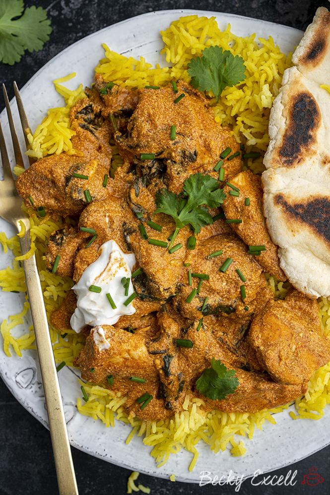  Spice up your dinner game with this delicious chicken curry.