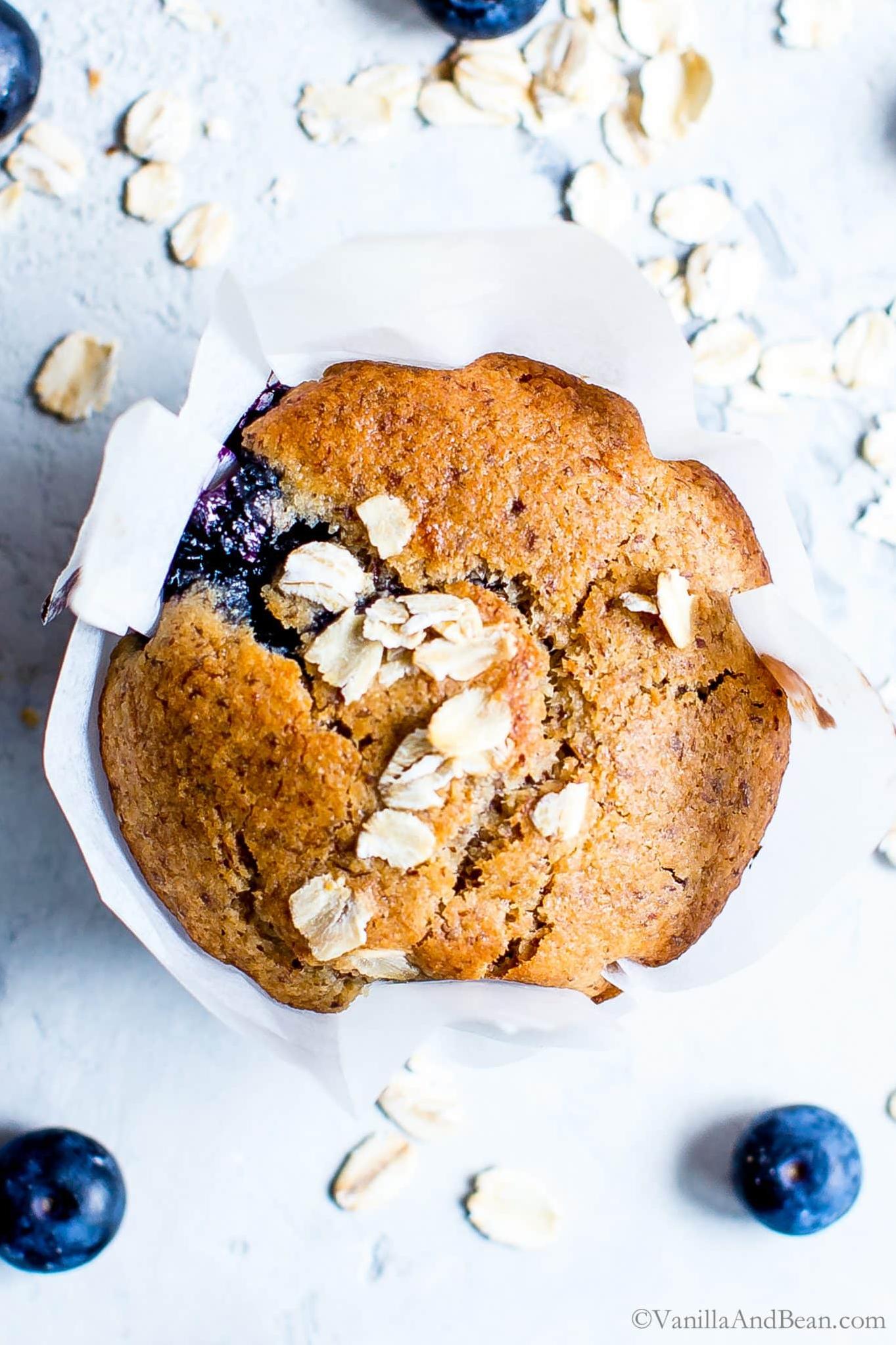 Delicious & Nutritious: Spiced Flax Blueberry Muffins Recipe