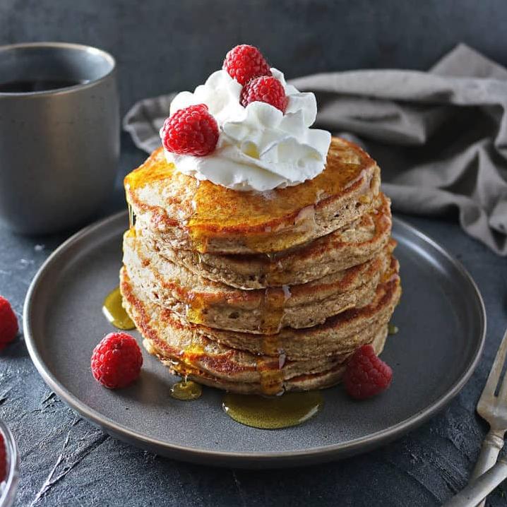  Start your day with a stack of guilt-free pancakes!