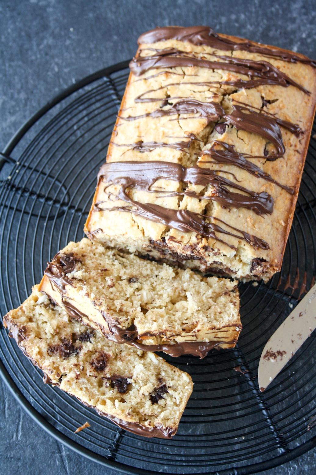  Sweetness meets crunch in this coconut and chocolate chip bread! 🥥🍫