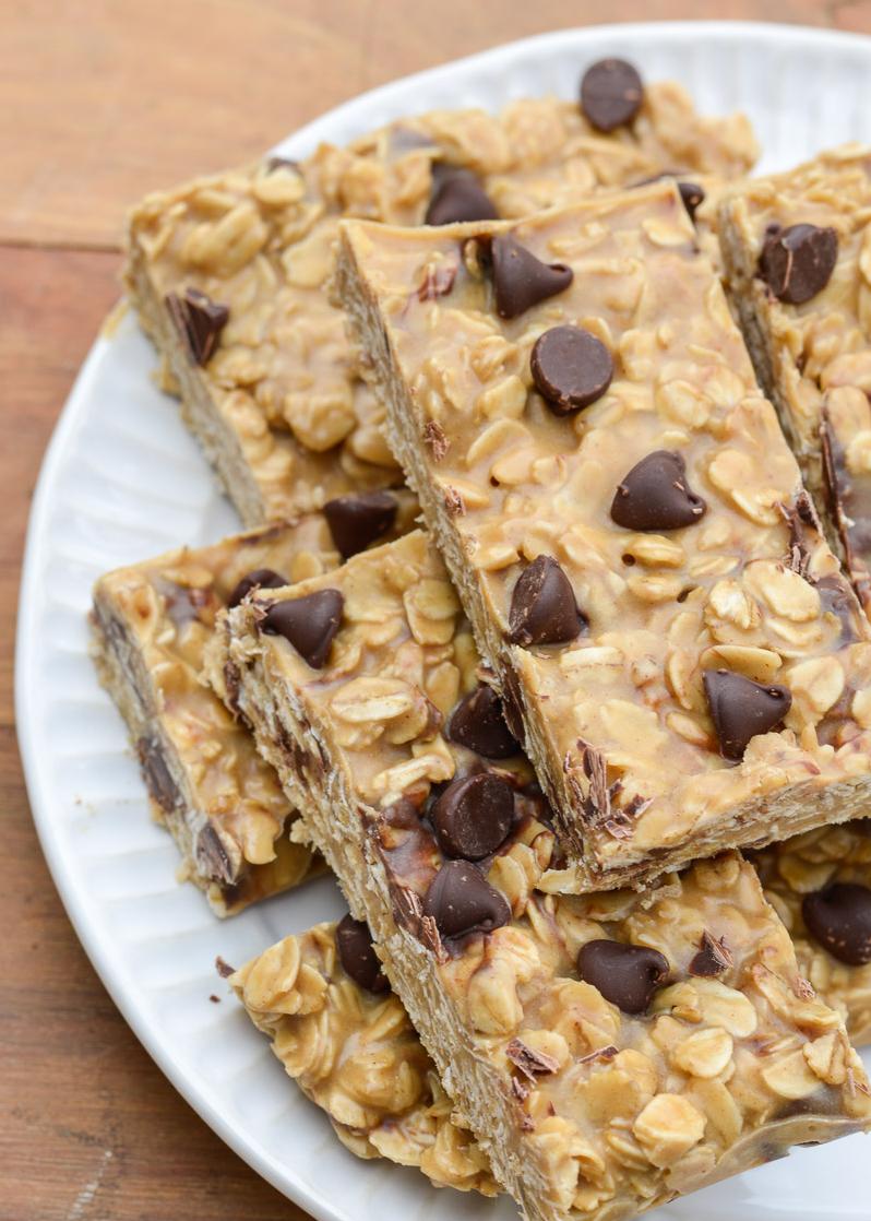  Take a bite of these chewy and satisfying peanut butter granola bars