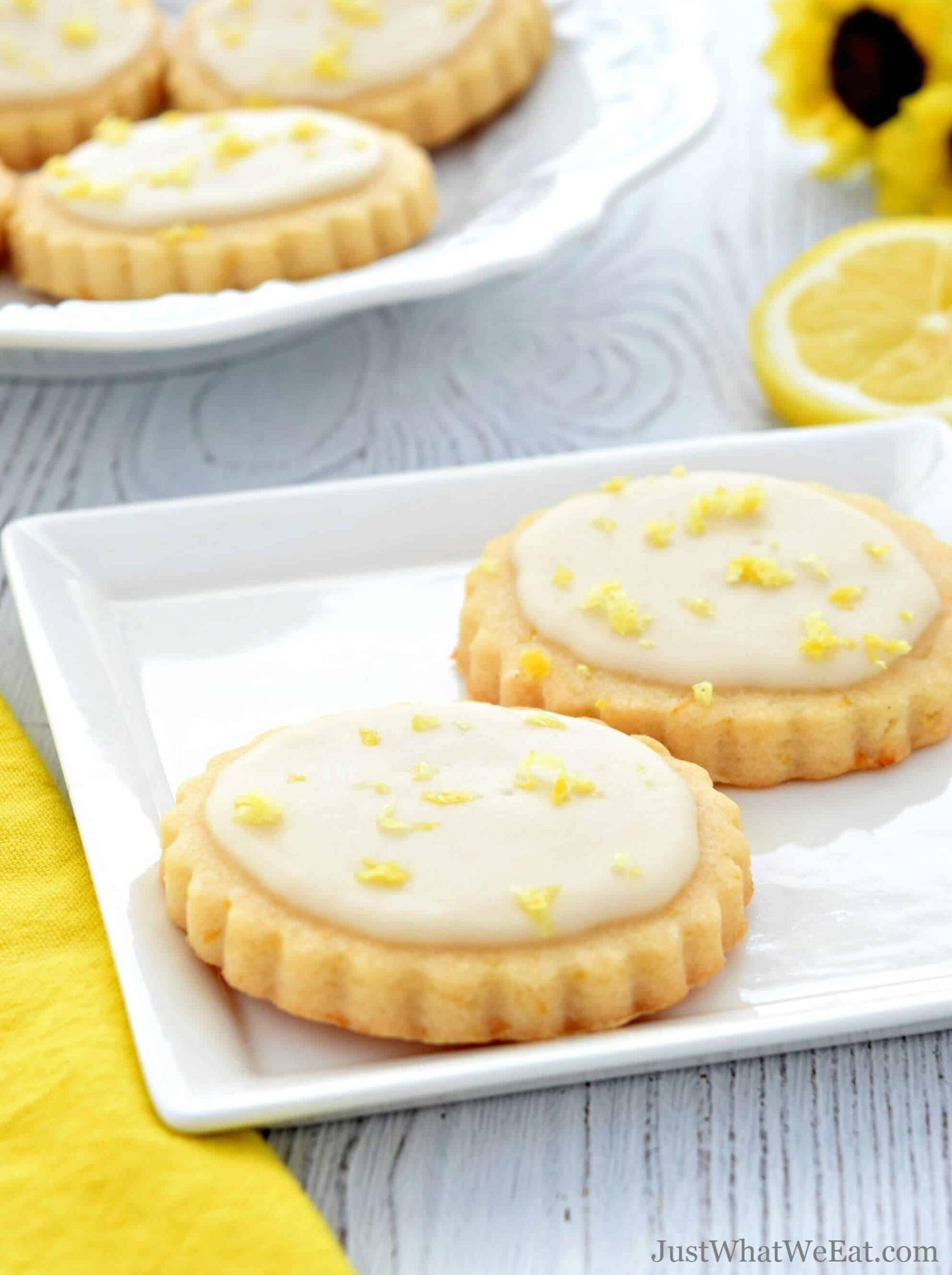  Tangy lemon shortbread that's gluten-free!