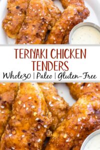 Teriyaki and Buffalo Oven Fried Chicken Fingers - Gluten Free