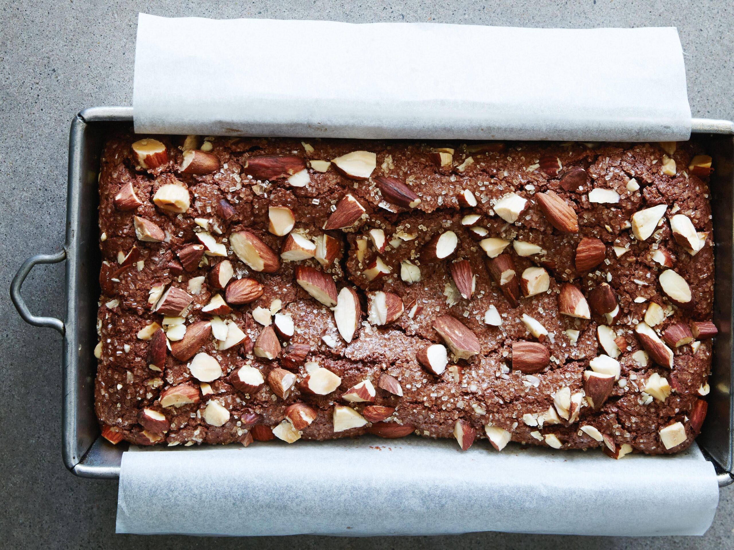  The chocolate sprinkles are an irresistible addition to this tea bread.