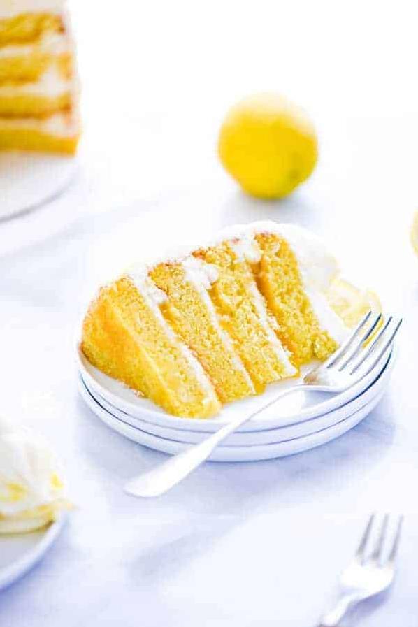  The delicate layers of this gluten-free lemon cake will have your mouth watering!
