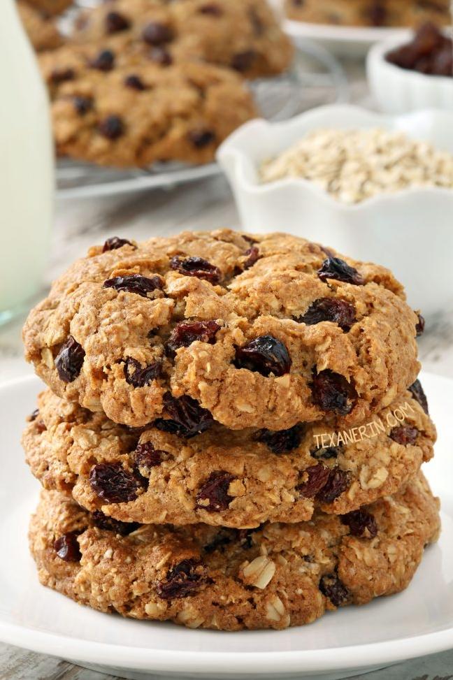  The oatmeal in these cookies adds the perfect crunchy texture to every bite