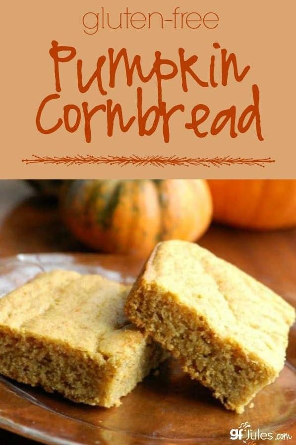  The perfect addition to any holiday table - gluten-free pumpkin cornbread