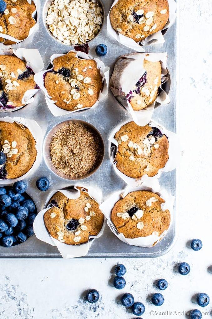  The perfect combination of blueberries and spices: these muffins smell as good as they taste!