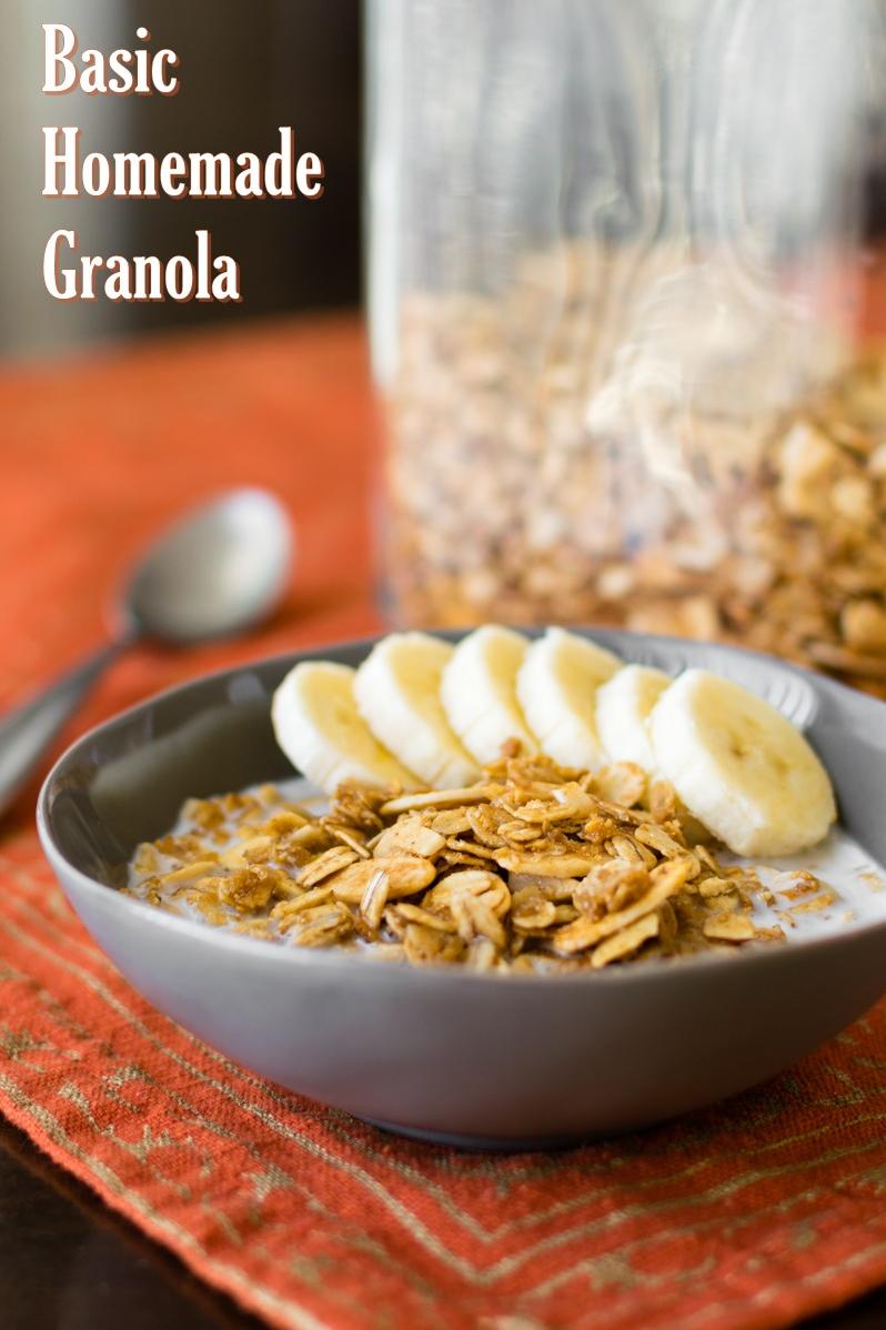  The perfect start to any morning: a bowl of crunchy, delicious granola.
