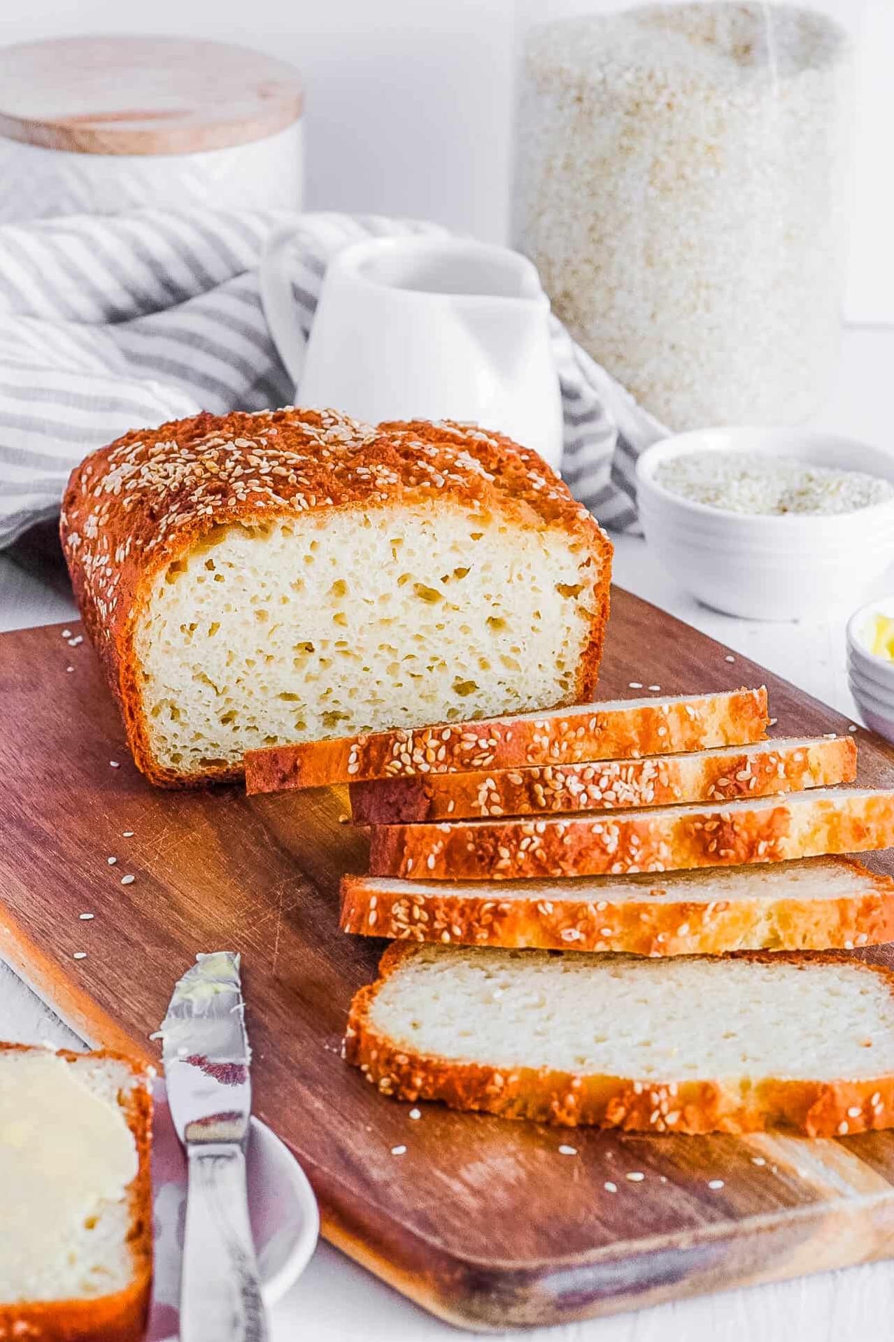  The soft and airy texture of this gluten-free bread is irresistible