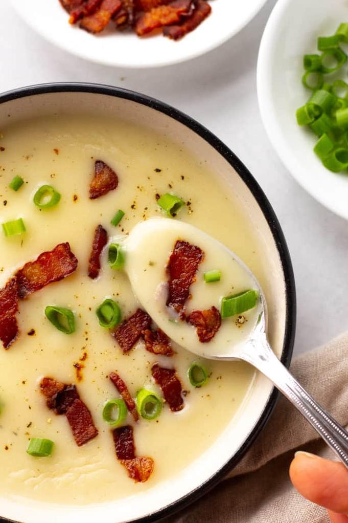 The velvety texture of the soup will warm you up inside and out on a cold day.