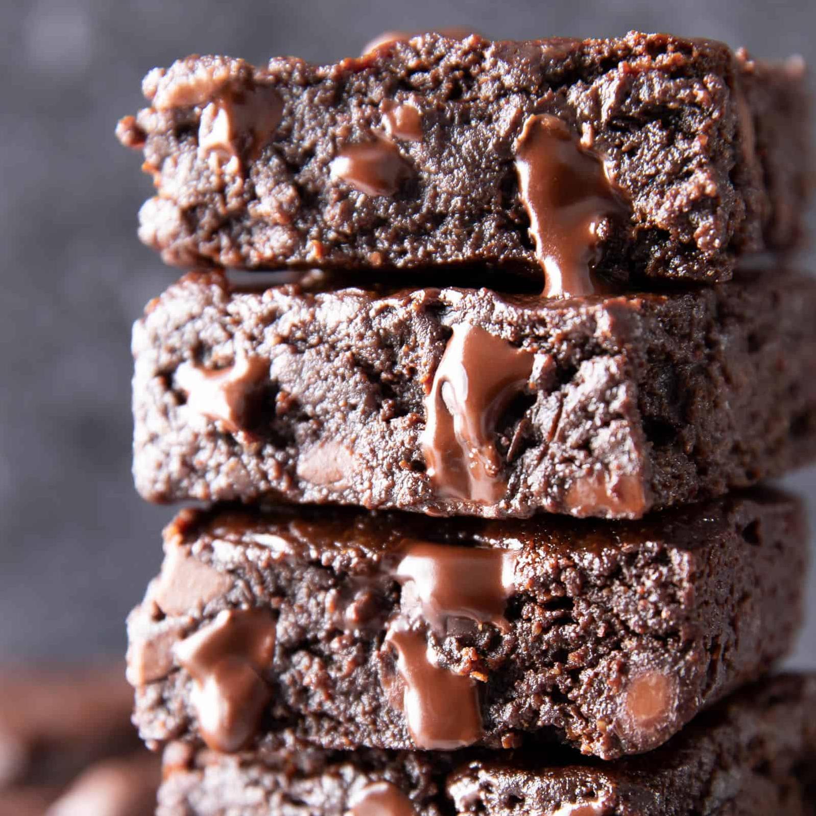  These brownies are so delicious, you won't even miss the butter or flour.