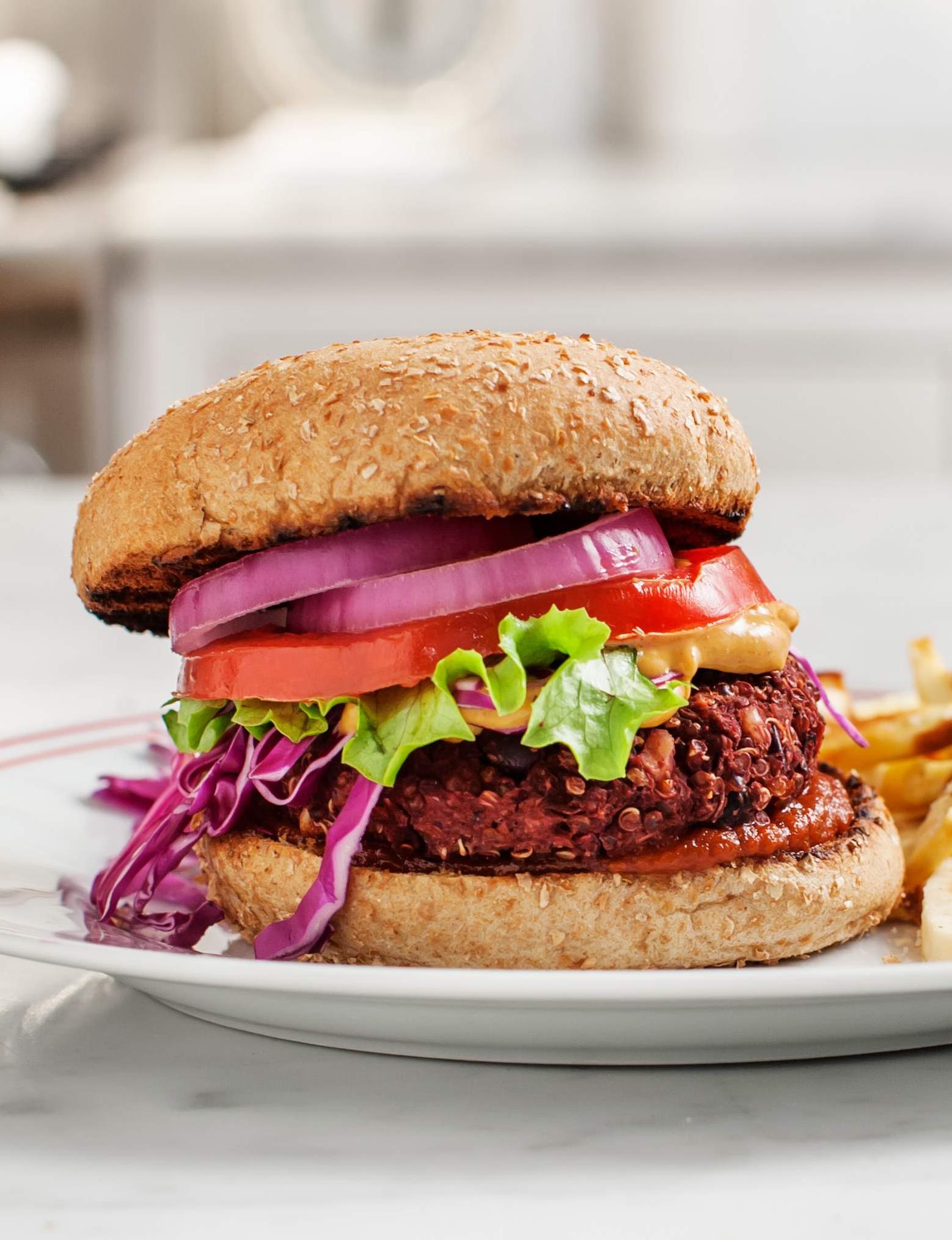  These burgers are vegan-friendly and gluten-free, a win-win!