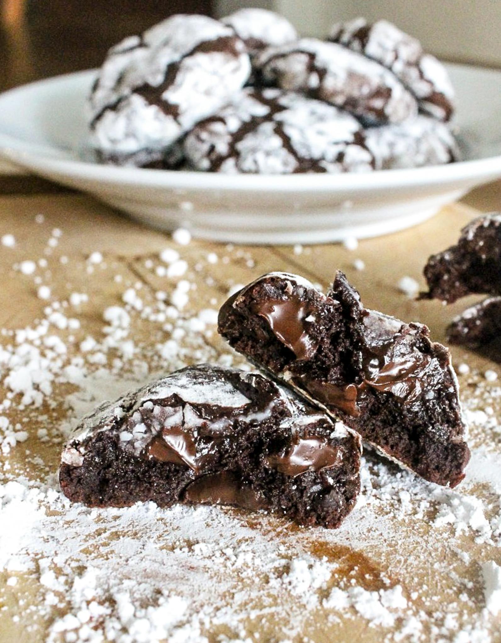  These chewy gluten-free fudge crinkles are the perfect cookie for any occasion!