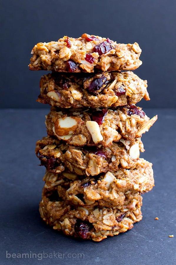  These cookies are loaded with healthy ingredients like nuts, seeds, and dried fruits.