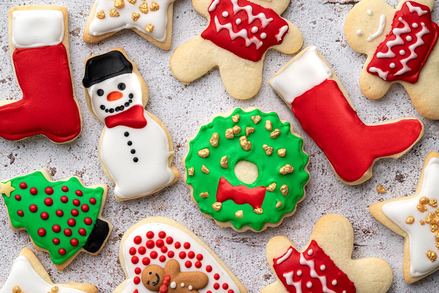  These festive cookies use gluten-free flour that blends perfectly with the other ingredients to make a delicious treat.
