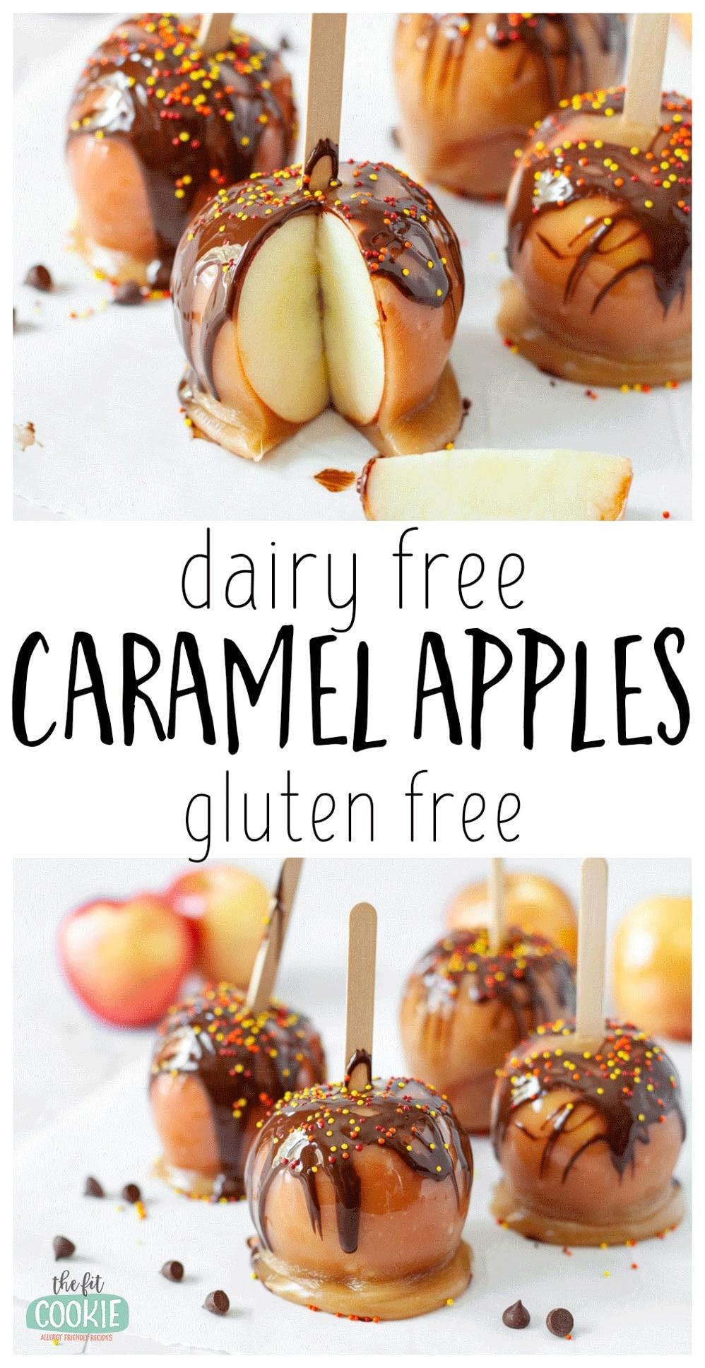  These gluten-free caramel apples are an absolute crowd-pleaser!