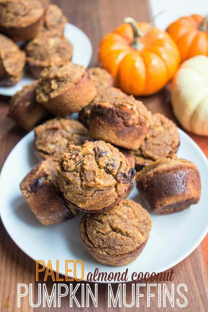  These gluten free Coconut-Pumpkin Muffins are the perfect fall treat.