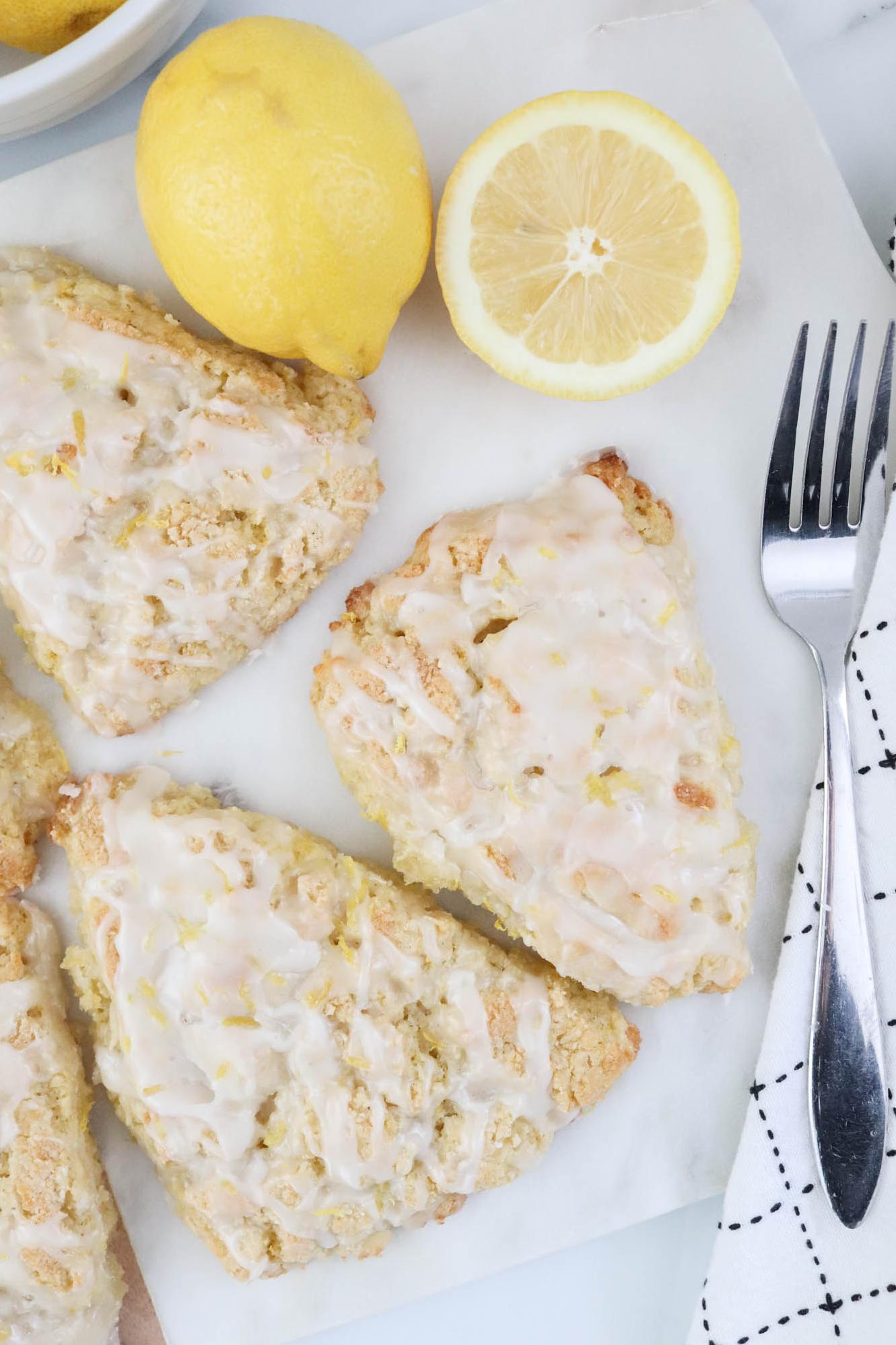  These gluten-free lemon scones will surely brighten up your day!