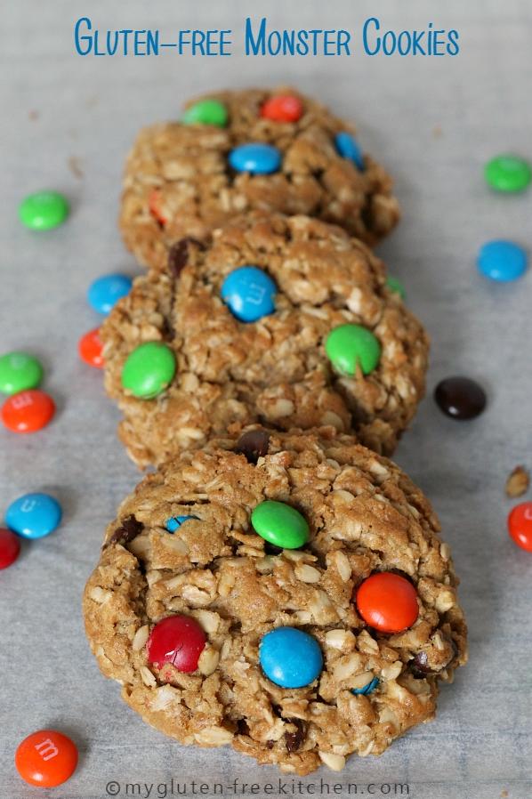  These gluten-free monster cookies are sure to satisfy your sweet tooth cravings!