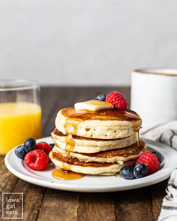  These gluten-free pancakes are the perfect start to a lazy Sunday morning.
