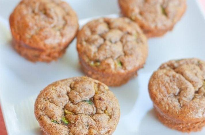  These muffins are sweetened with natural maple syrup instead of refined sugar.