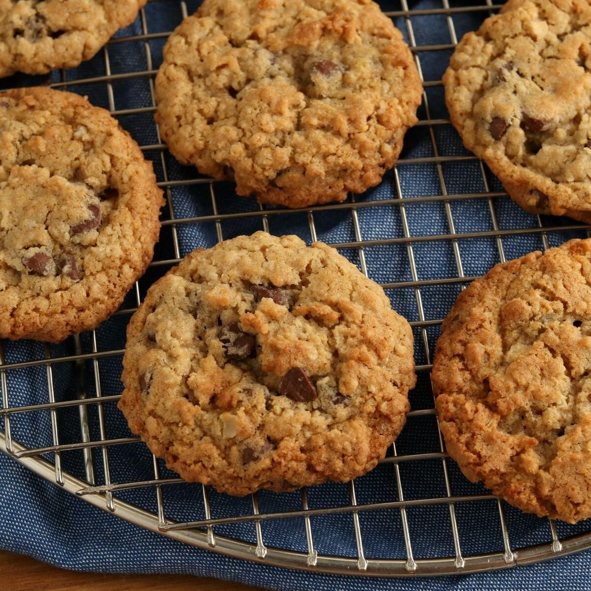 These oatmeal raisin cookies are a healthy and nutritious snack.