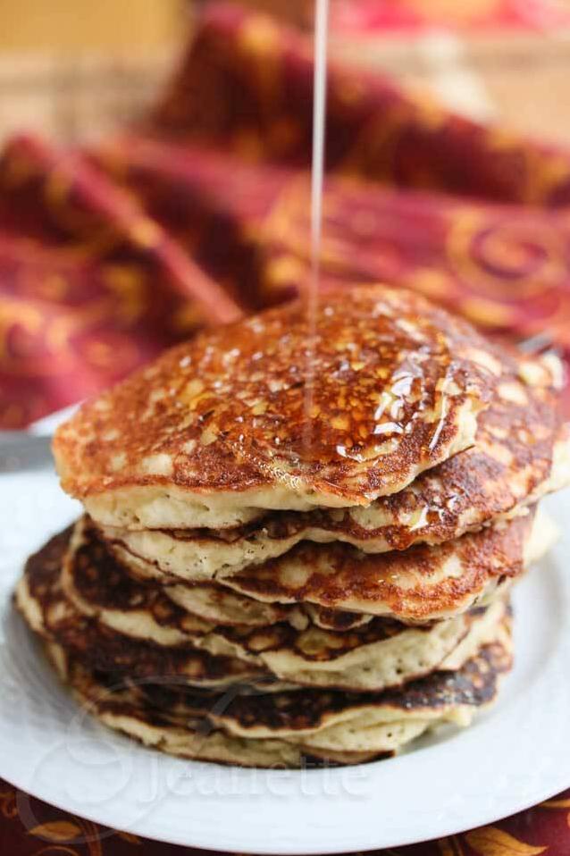  These quinoa pancakes are the perfect excuse to indulge in