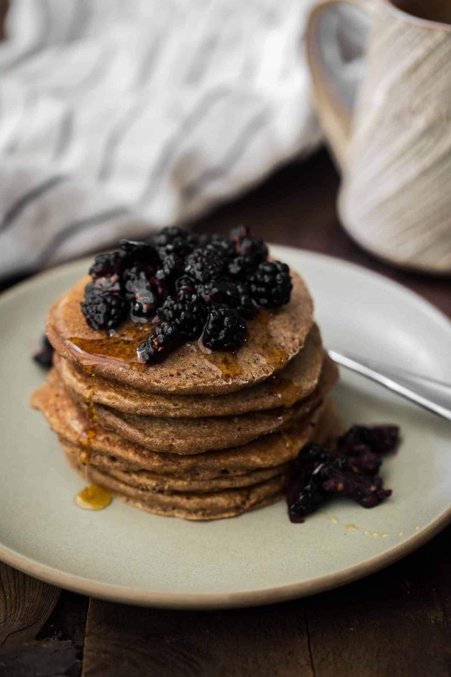  These teff pancakes are like a warm hug in a plate.