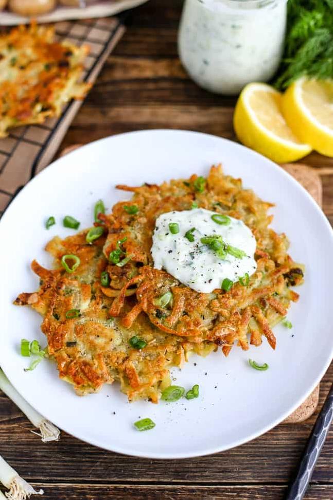  These vegan potato pancakes are quick and easy to make,