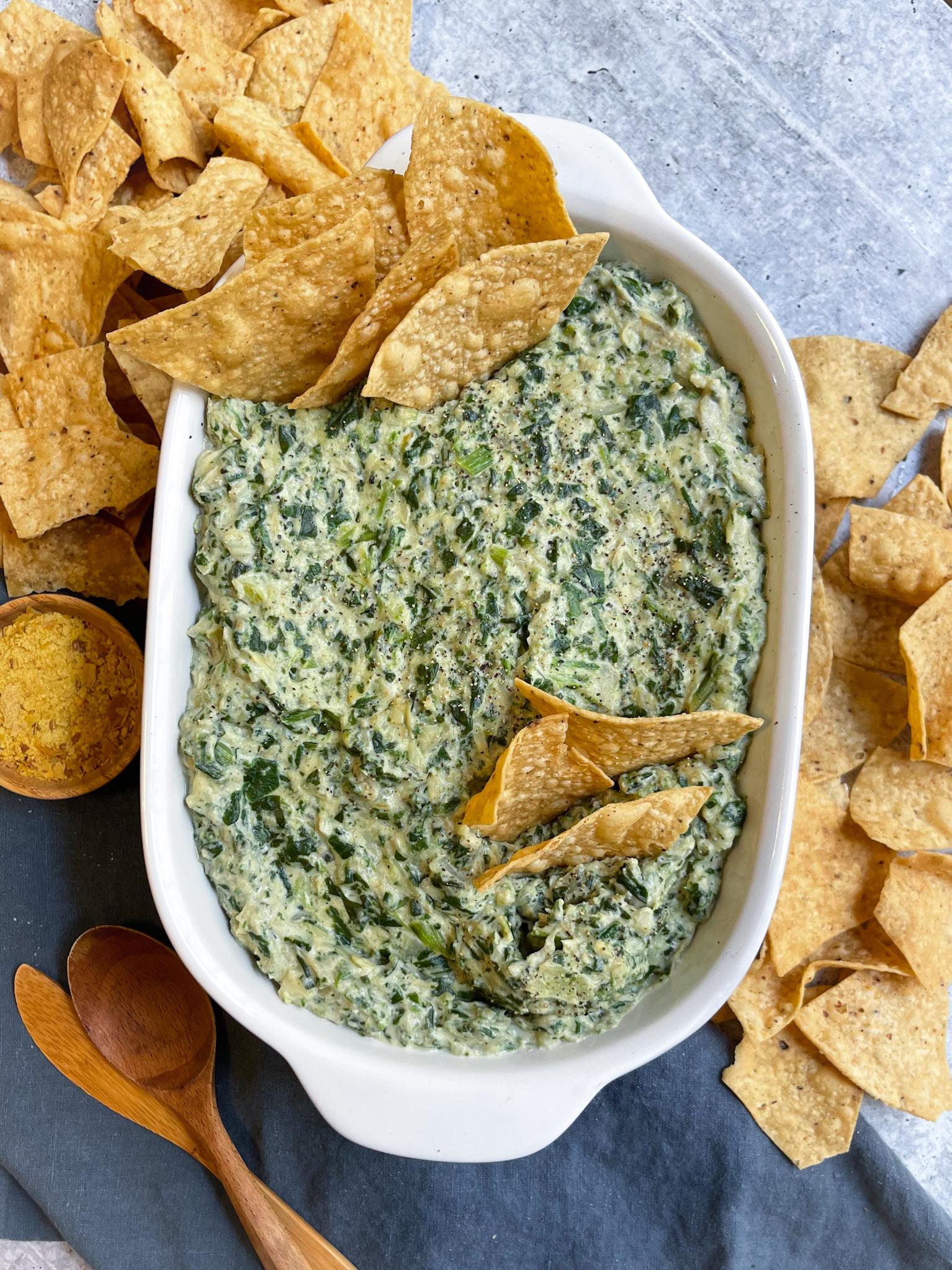  This Artichoke Dip is the ultimate crowd-pleaser for any party or gathering.